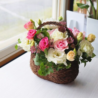 【敬老の日】フラワーアンジメント/S～花瓶不要!届いてそのまま飾れるフラワーアレンジ