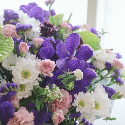【毎月定期便】【さとふる限定】仏花アレンジメントL/Xサイズ!～花瓶不要!そのまま飾れます全12回