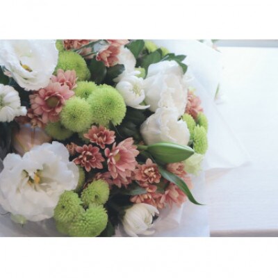 【毎月定期便】季節のお花で束ねた仏花【花瓶用】/Sサイズ全12回