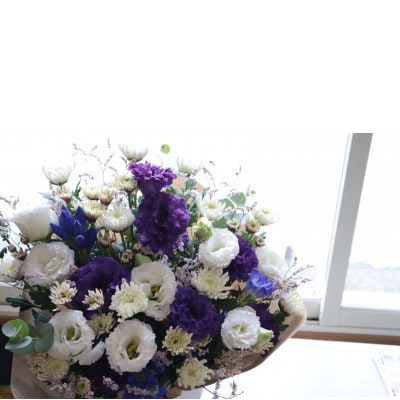 【毎月定期便】仏花アレンジメント/Mサイズ～花瓶不要!届いてそのまま飾れます全6回