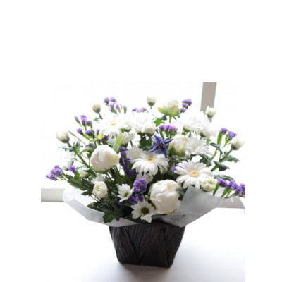 【毎月定期便】仏花アレンジメント/ミニサイズ～花瓶不要!届いてそのまま飾れます全6回