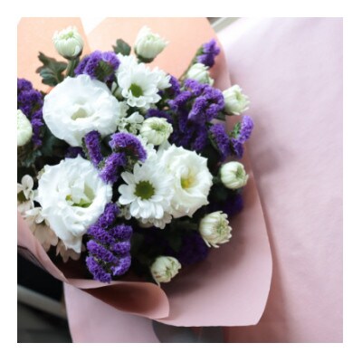 【2週間毎定期便】季節のお花で束ねた仏花【花瓶用】/ミニサイズ全24回