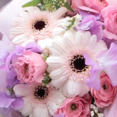 【2週間毎定期便】癒しのフラワー セラピーブーケ【花瓶用】/Sサイズ全24回