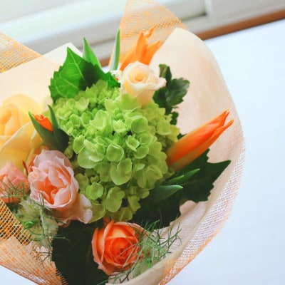 【2週間毎定期便】癒しのフラワー セラピーブーケ【花瓶用】/Sサイズ全24回