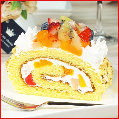 7種のフルーツロールケーキ