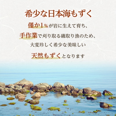 日本海 青森 天然 モズク 10袋 [53841080]