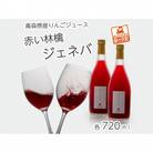 風丸農場 赤いりんごのジュース 無添加 青森県産 720ml×2本セット[53841553]