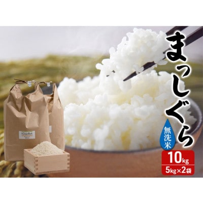 令和7年産 まっしぐら 無洗米 10kg (5kg×2袋) [53841308]