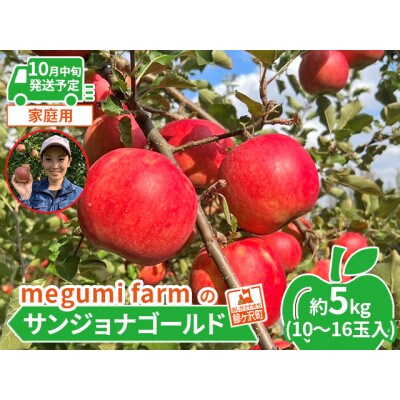 【10月中旬クール便発送予定】りんごmegumi farmのサンジョナゴールド[53841735]