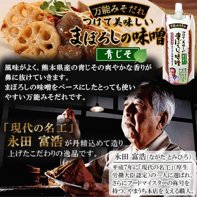 つけて美味しいまぼろしの味噌 青じそ 160g×3個(菊陽町)