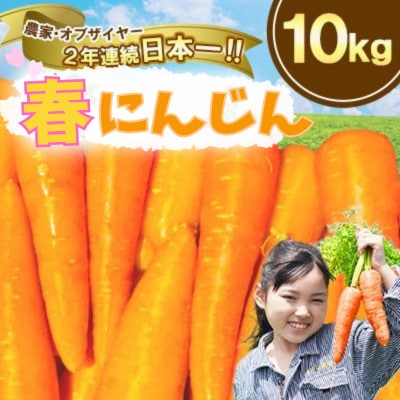 熊本県産 春にんじん(秀品)10kg　まゆみ農園