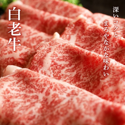 白老牛すき焼き(梅)