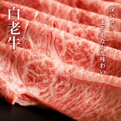 白老牛肩すき焼き用　300g