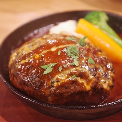 敷島ファーム　黒毛和牛手作りハンバーグセット