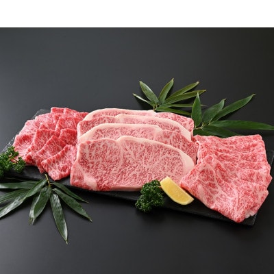 《敷島ファーム》白老和牛ステーキ・すきしゃぶセット(B)　計2.0kg