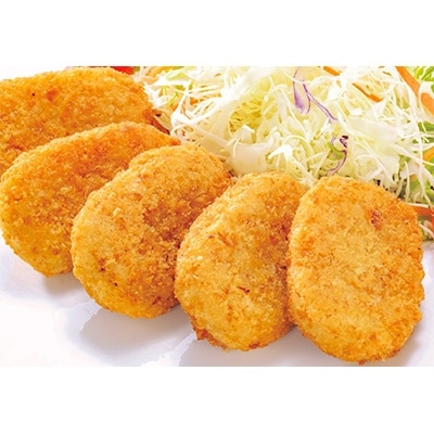 白老産黒毛和牛100%ハンバーグ480g・白老牛コロッケ400gセット 