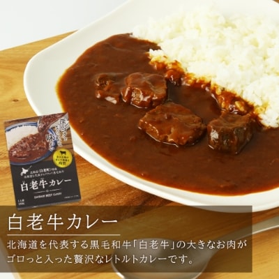 2022年9月発送開始『定期便』「食材王国」白老レトルトセット3種計9パック全3回