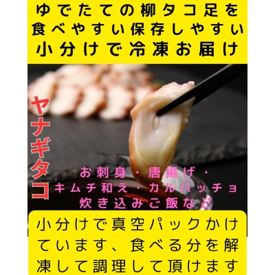 【さとふる限定】浜ゆでたこ 計700g 北海道白老町産