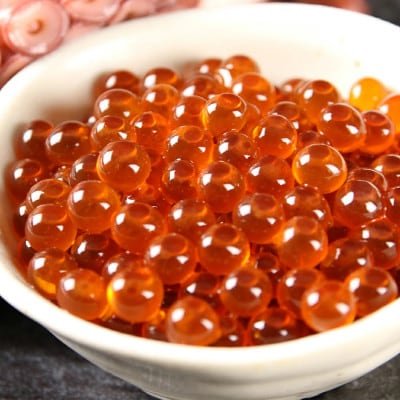 訳ありイクラ 100g・マツブ150g ・毛ガニむき身150g