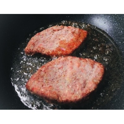 【さとふる限定】北海道白老町　黒毛和牛ハンバーグ　120g×16個　