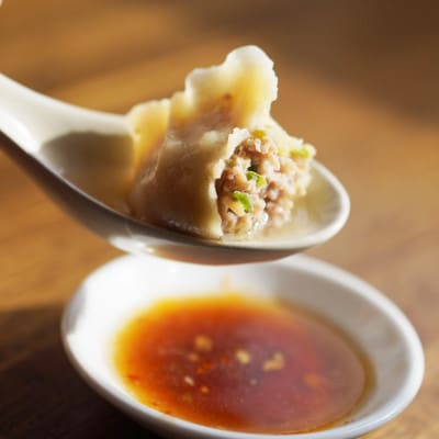 北海道白老町　だぶだぶの肉汁をすすりたくなる餃子　40個(20個入×2P)