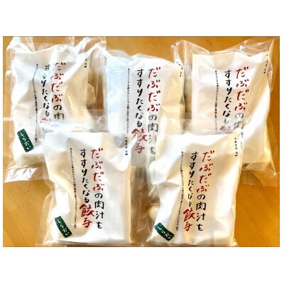 北海道白老町　だぶだぶの肉汁をすすりたくなる餃子　100個(20個入×5P)