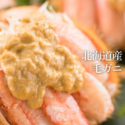大サイズ!冷凍毛がに約650g×2尾【斉藤水産】 AM081