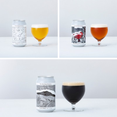 【白老町のクラフトビール】6種飲み比べ(各2本)計12本《The Old Grey Brewery》