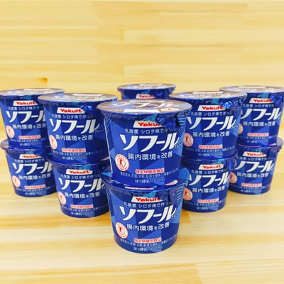 ヤクルトの「ソフール　プレーン」16個セット