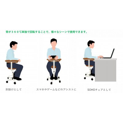 マルチチェア　CM127WーV2PI(背:アイボリー・座:ピンク)