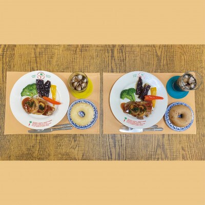 抗菌機能付き!レザーランチョンマット　FNLM1-BE(ベージュ)2枚セット
