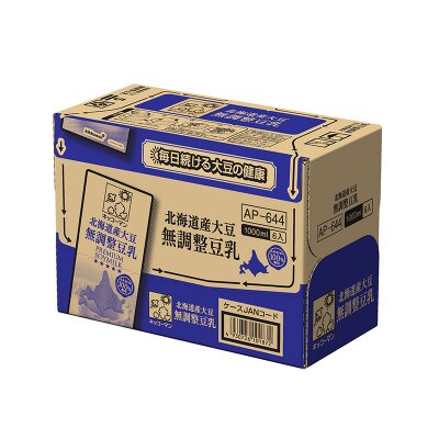 【毎月定期便】【合計1000ml×18本】北海道産大豆無調整豆乳1000ml/キッコーマン全12回