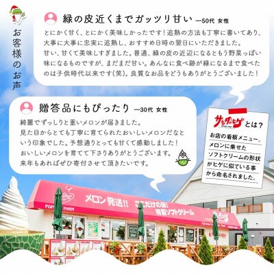 BC-006 2026年発送 ポプラファーム 桐箱 極上の富良野メロン中玉1玉 計1.6kg以上秀品