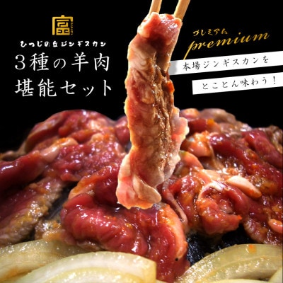 BL-002【2026年5月中旬発送】ジンギスカン3種堪能セット