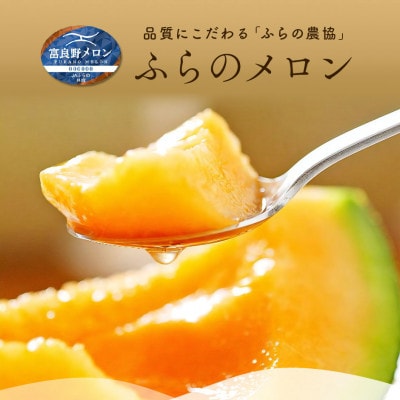 AC-017【2026年発送】【秀品】富良野メロン　2玉(約1.6kg×2玉)