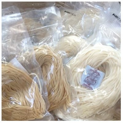 AN-004米めん・焙煎玄米麺のセット　各3袋(120g×2食入り)