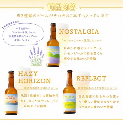 中富良野オリジナルクラフトビール　6本セット