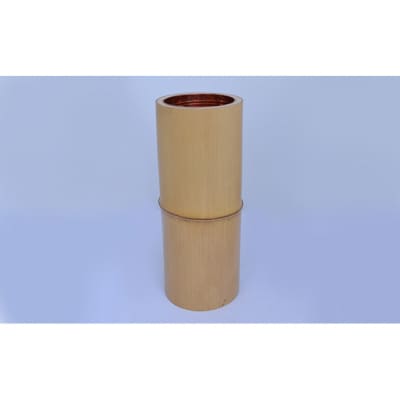 寸胴 寸渡 竹製 晒 φ10～13 H30cm 生け花用 [53930044]