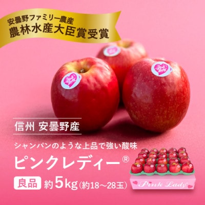 信州安曇野産　ピンクレディー(R)約5kg