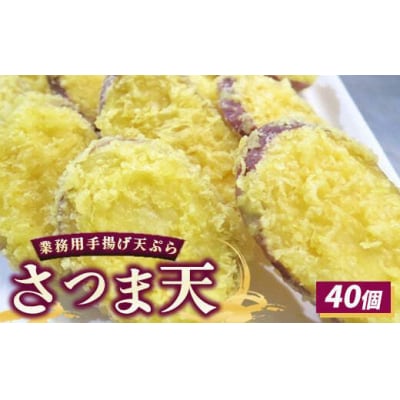 業務用手揚げ天ぷら(さつま天)40個