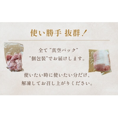 【訳あり】くすの 豚 4kg バラエティーパック