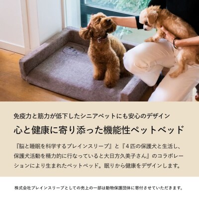 NOMIN ペットベッド 大日方久美子コラボ ブラウン