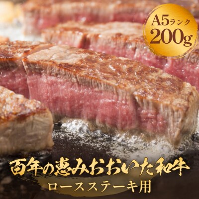 「百年の恵み おおいた和牛 」A5 ロースステーキ用 200g×1枚