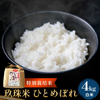 特別栽培米 玖珠米 ひとめぼれ 4kg(白米)