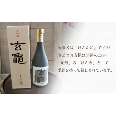 大吟醸 玄亀 2本セット