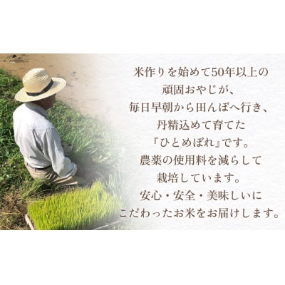 【令和7年 新米 大分県玖珠産・お米・ひとめぼれ 28㎏】頑固おやじのこだわり米(精米済み・減農薬)