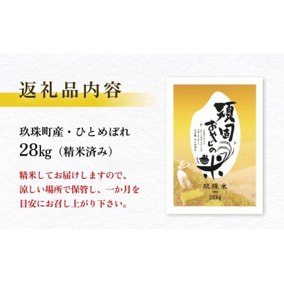 <先行受付>【令和7年 玖珠産・ひとめぼれ 28㎏】頑固おやじのこだわり米(精米済み・減農薬)