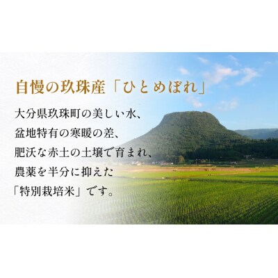 大分県産 玖珠米 令和7年産 ひとめぼれ 2kg 白米 精米 令和7年産 大分県 特別栽培米