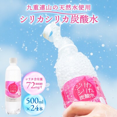 強炭酸水 九州 天然水 シリカ 500ml 24本