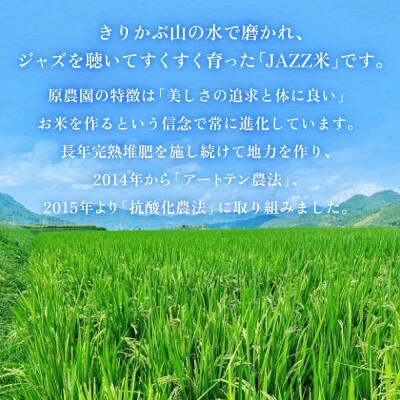 令和7年産 原農園 JAZZ米 (白米)  10kg ヒノヒカリ JAZZ 有機栽培